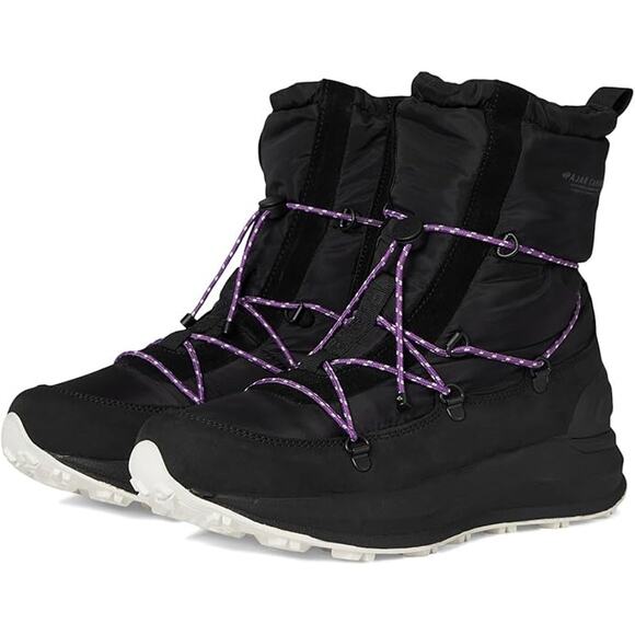PAJAR Women's 8M Black Urban Combat Hi Sneaker Boots Pull On Waterproof BR12-1 - Picture 1 of 8